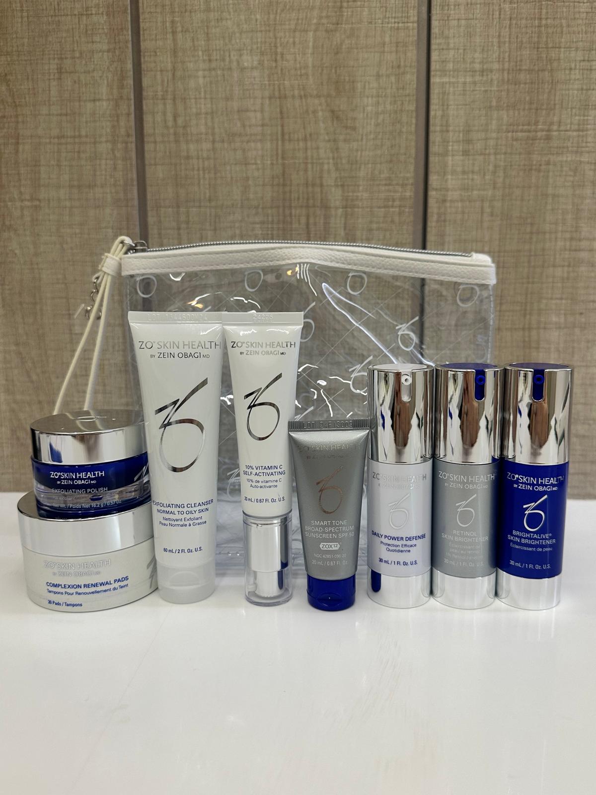 Zo Brigthalive Travel Kit (8 PRODUCTS) – Bras Medical Spa