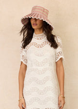 Pink Beach | Island Capri Hat (Medium)