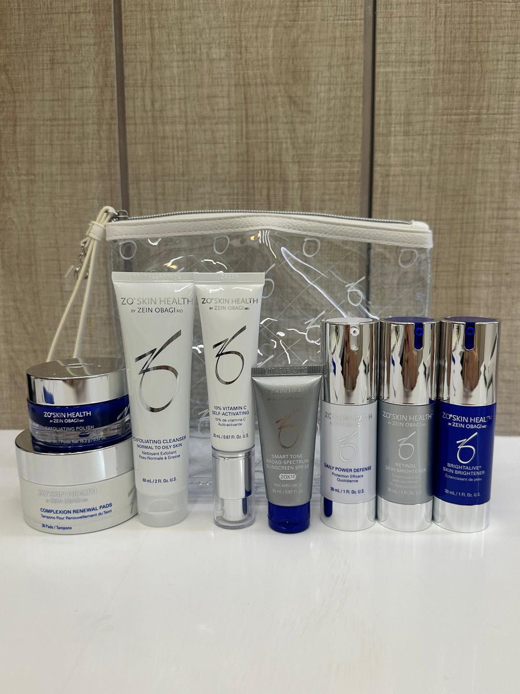 Zo Brigthalive Travel Kit (8 PRODUCTS) – Bras Medical Spa