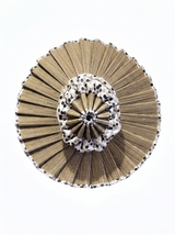 Polka Monochrome Luxe Capri Hat (Medium)