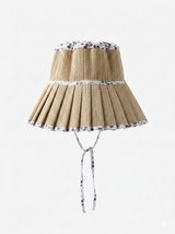 Polka Monochrome Luxe Capri Hat (Medium)