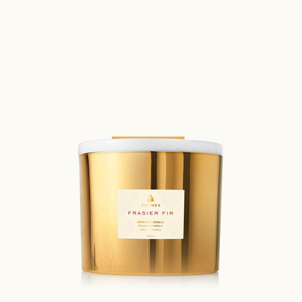 FRASIER FIR GOLD 3-WICK CANDLE