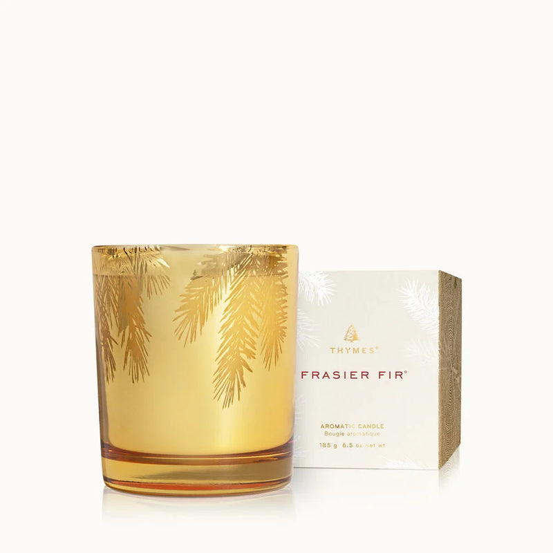 FRASIER FIR GILDED GOLD POURED CANDLE 6.5 OZ