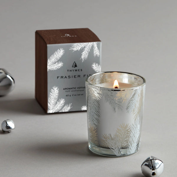 FRASIER FIR STATEMENT POURED BOXED VOTIVE CANDLE