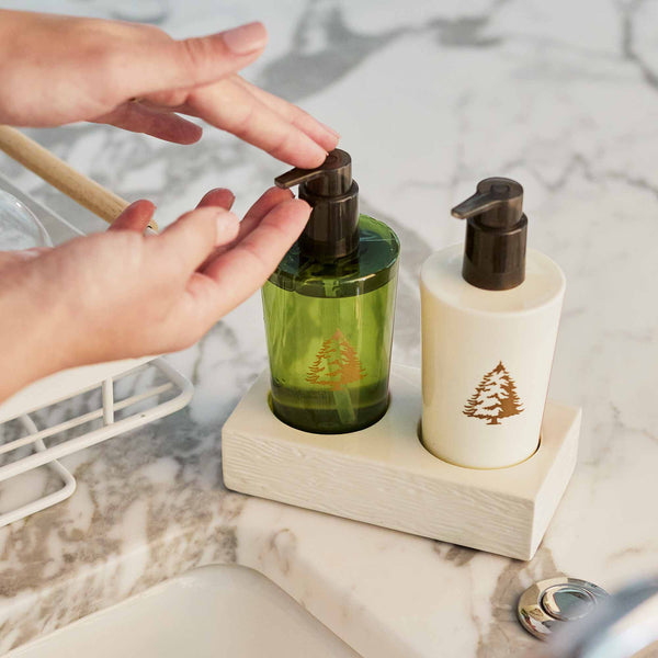 FRASIER FIR SINK  SET WITH CERAMIC CADDY